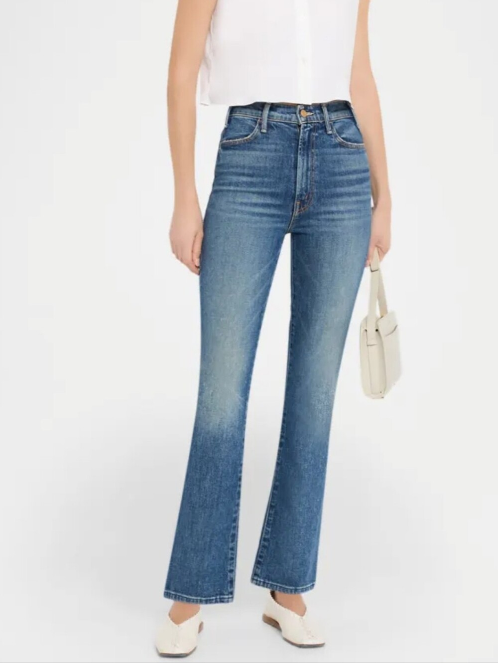 MOTHER Classic Hustler Ankle  Blue Jeans - Women's Jean Size 27